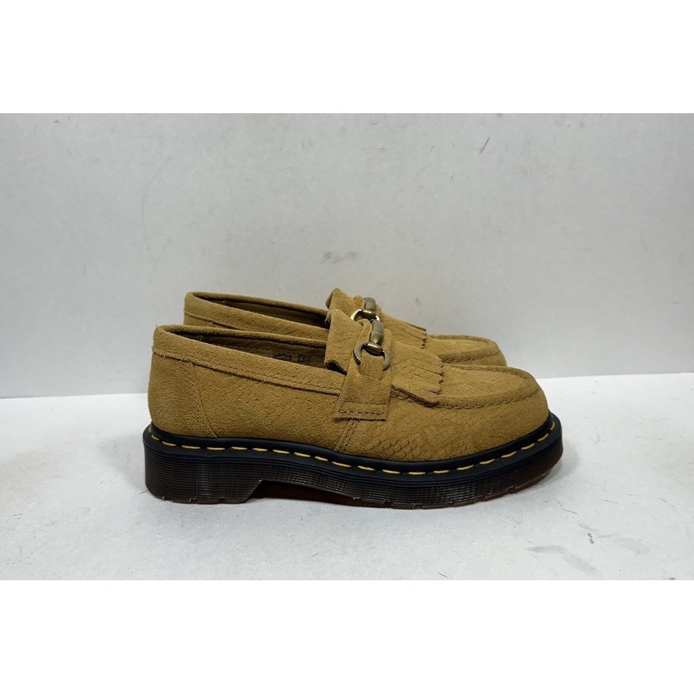 Dr.‎ Martens Adrian Snaffle Loafer Kiltie Suede Women's Size 6 Shoes Tan